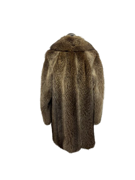 Cappotto Vintage in Pelliccia di Marmotta