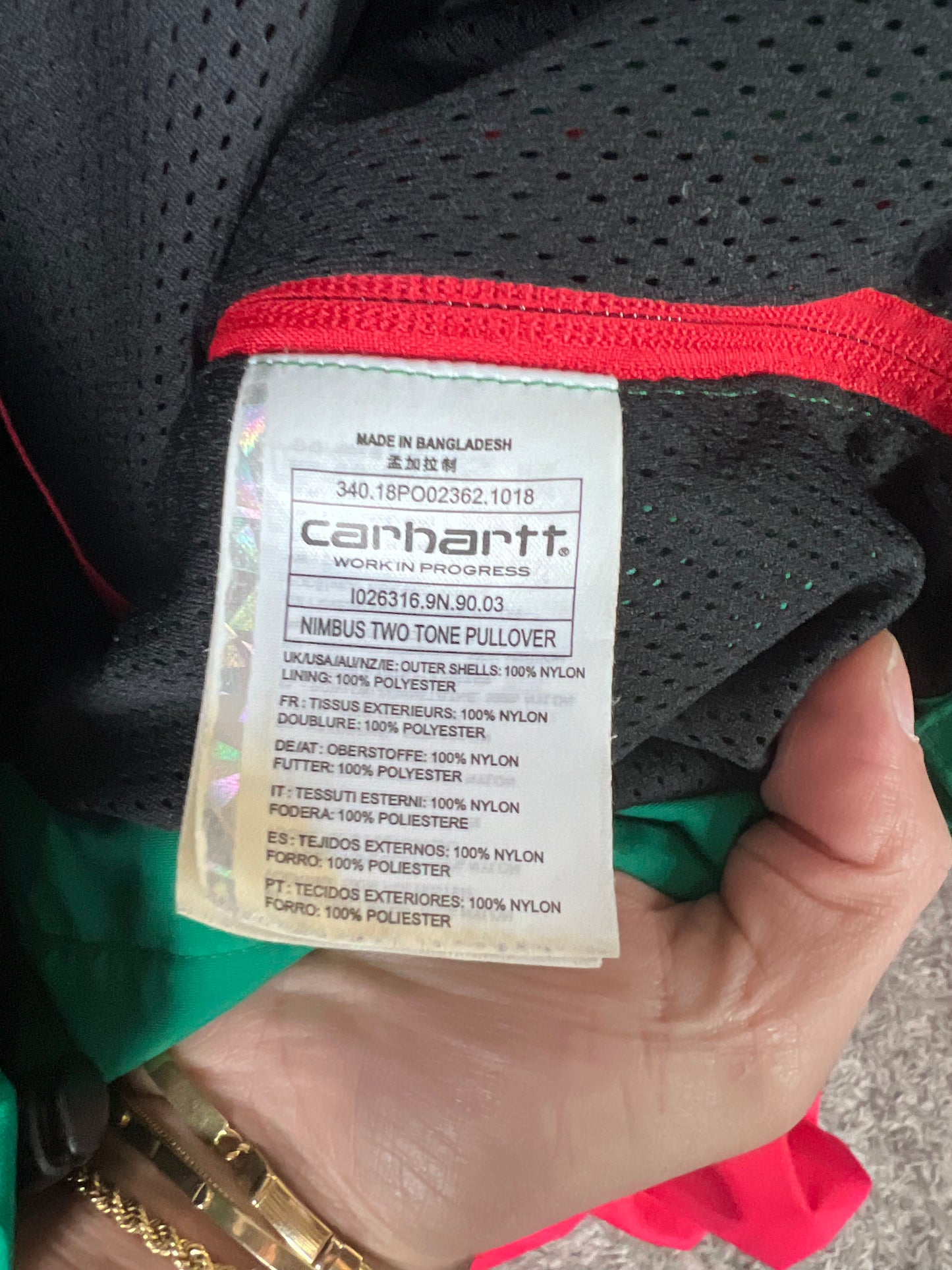 Giacca a vento Carhartt