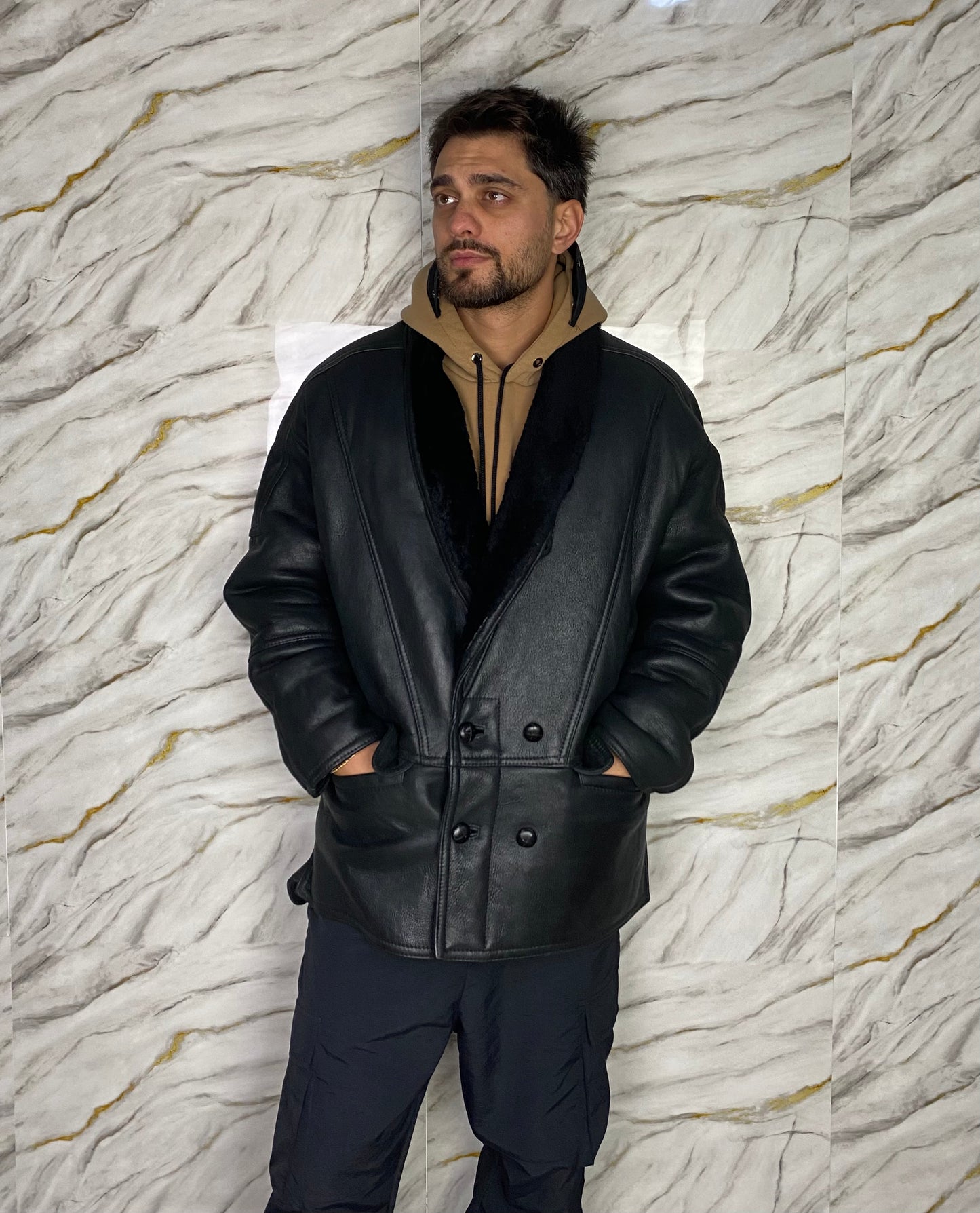 Montone Shearling uomo