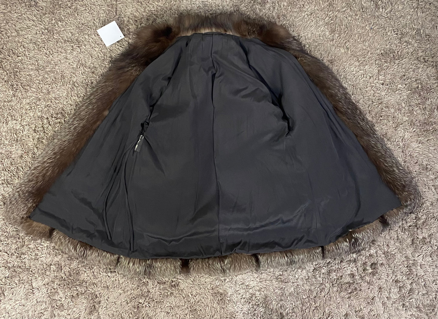 Cappotto in Volpe Argentata