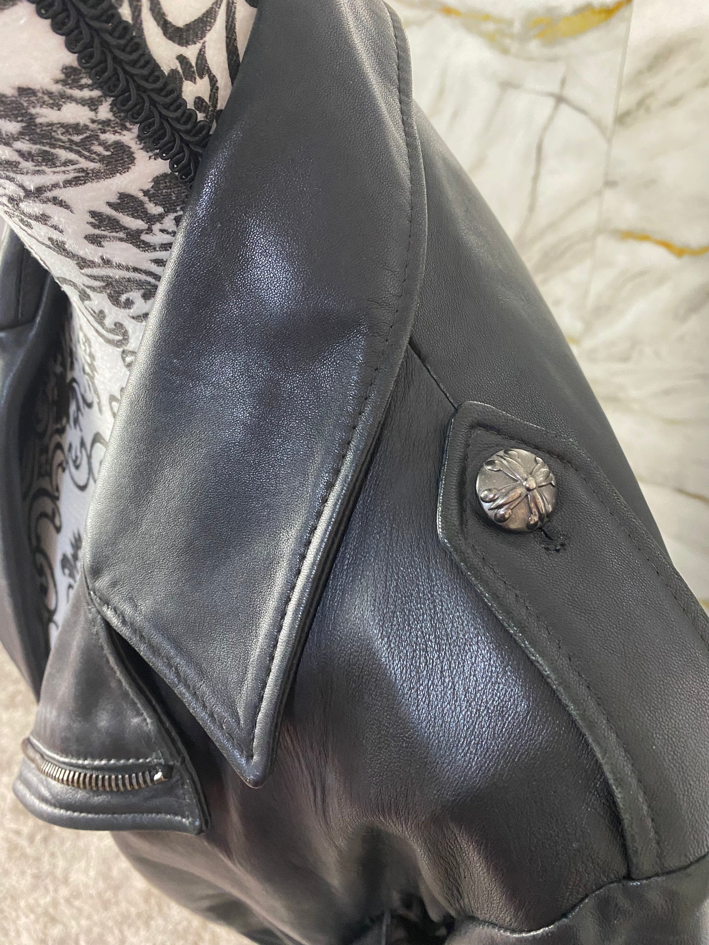 Giubbotto in Pelle Versace