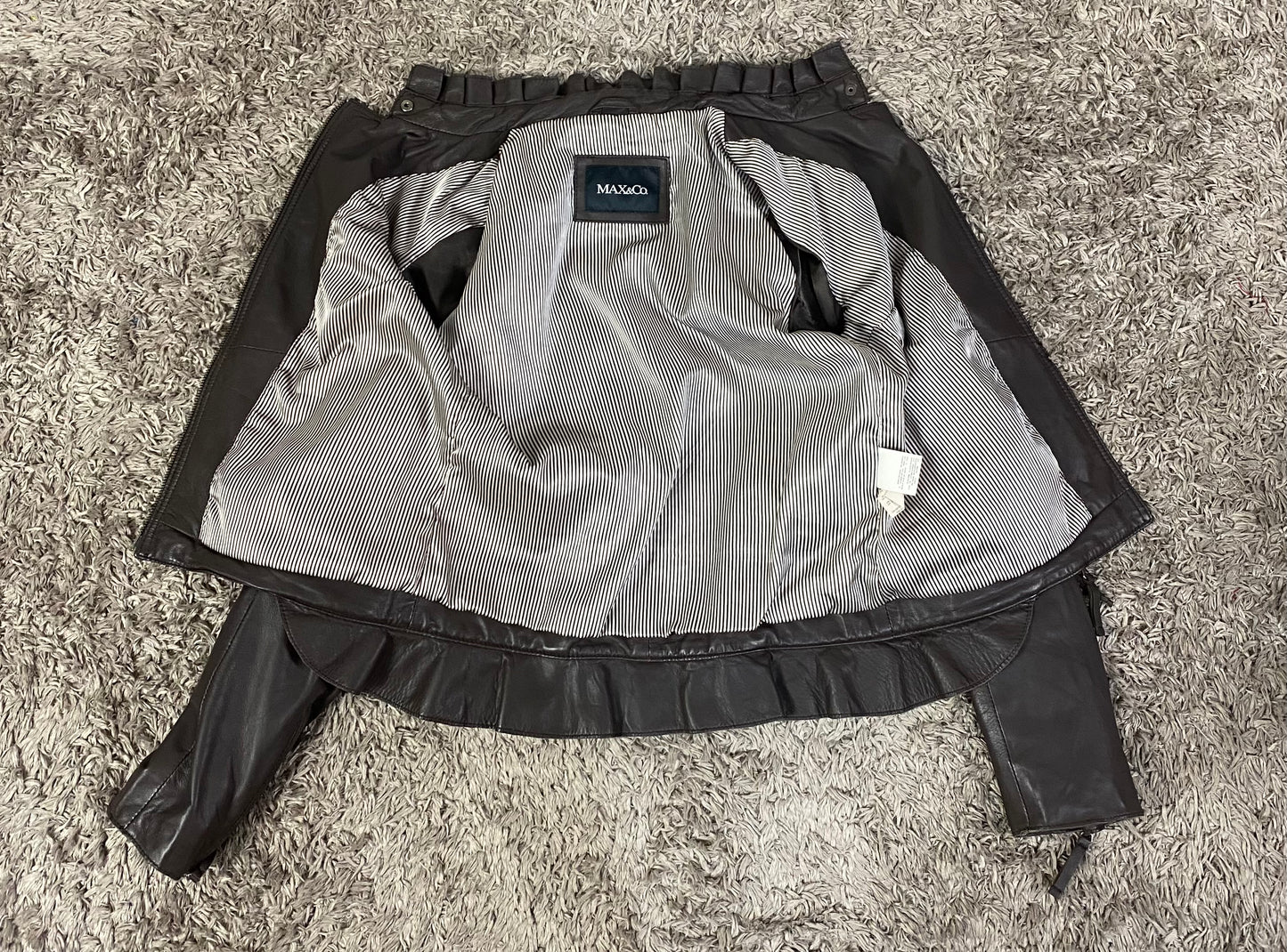 Giubbotto in pelle Max&Co