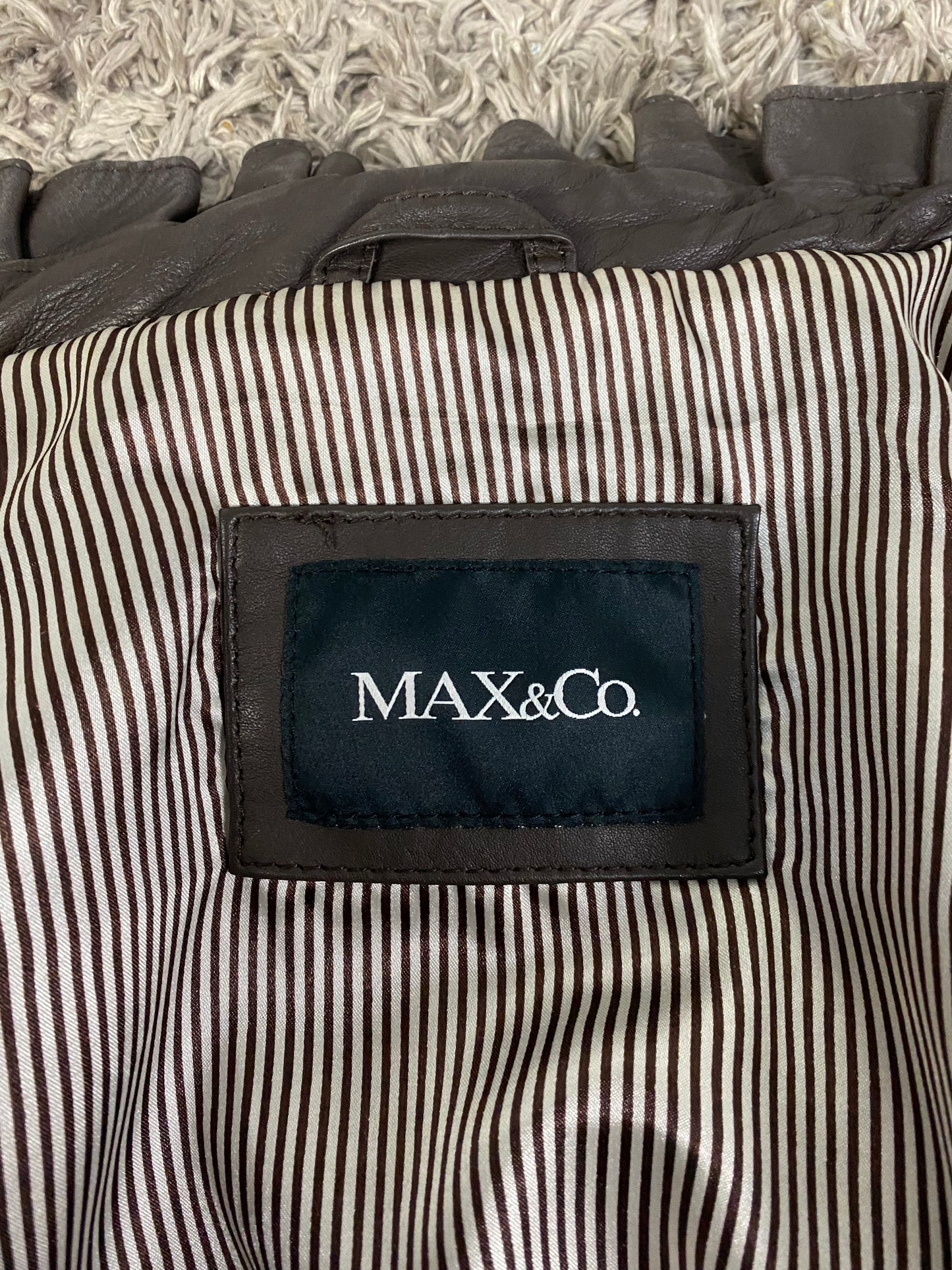 Giubbotto in pelle Max&Co
