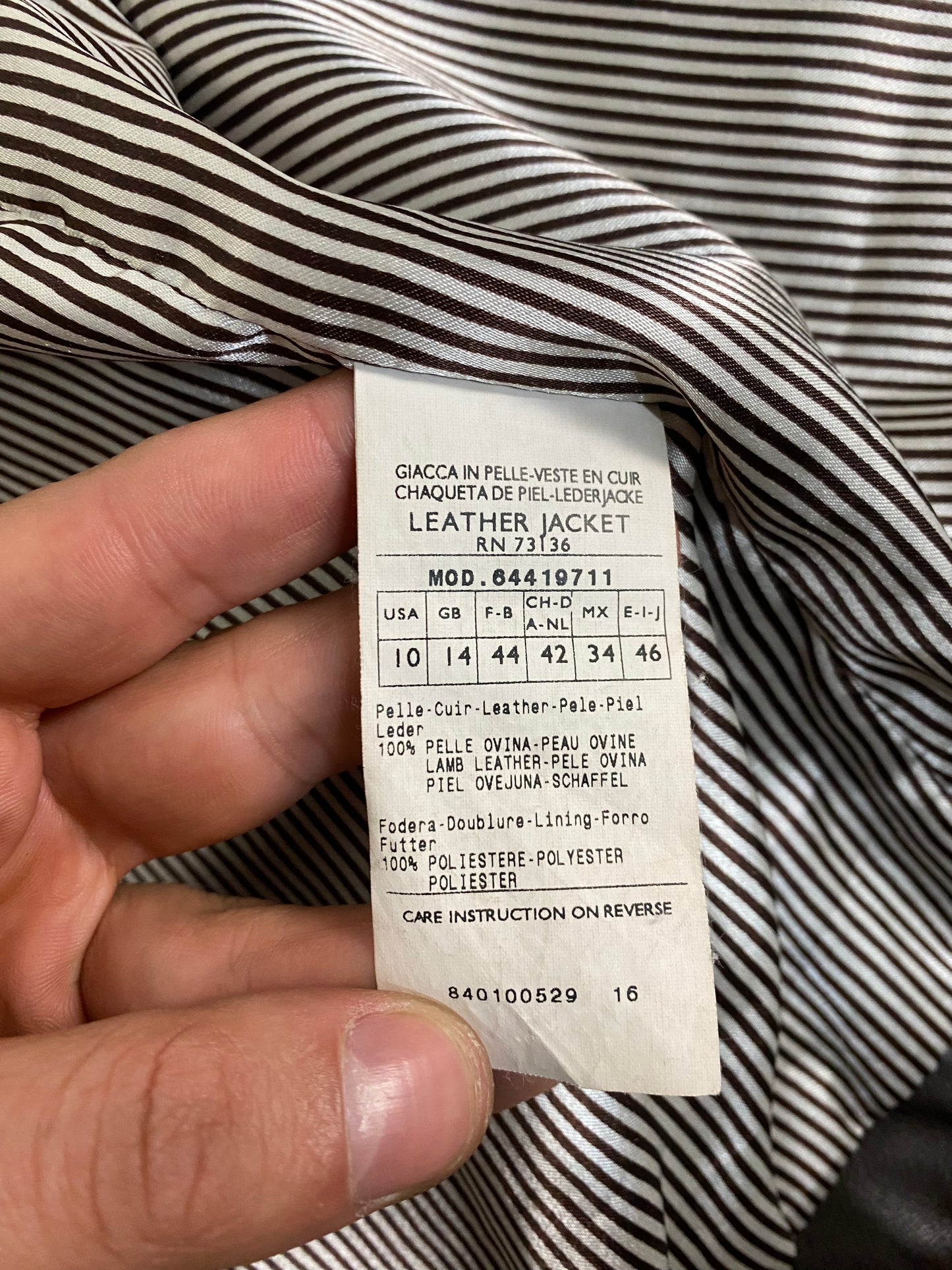 Giubbotto in pelle Max&Co