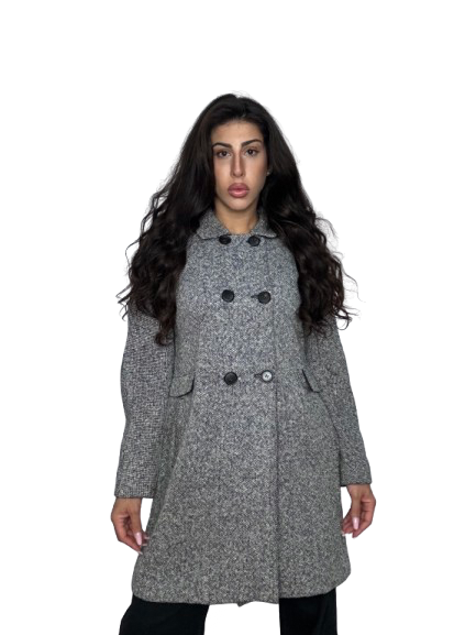Cappotto 'S MaxMara Grigio in Tweed