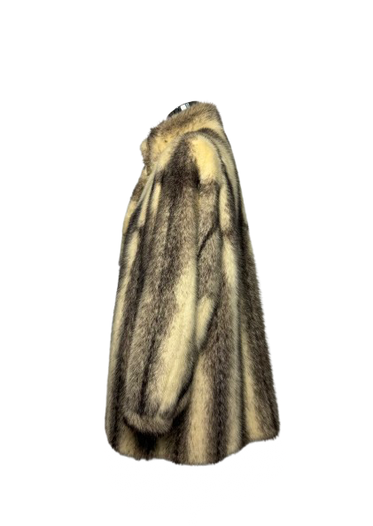Cappotto Vintage in Pelliccia di Visone Tundra