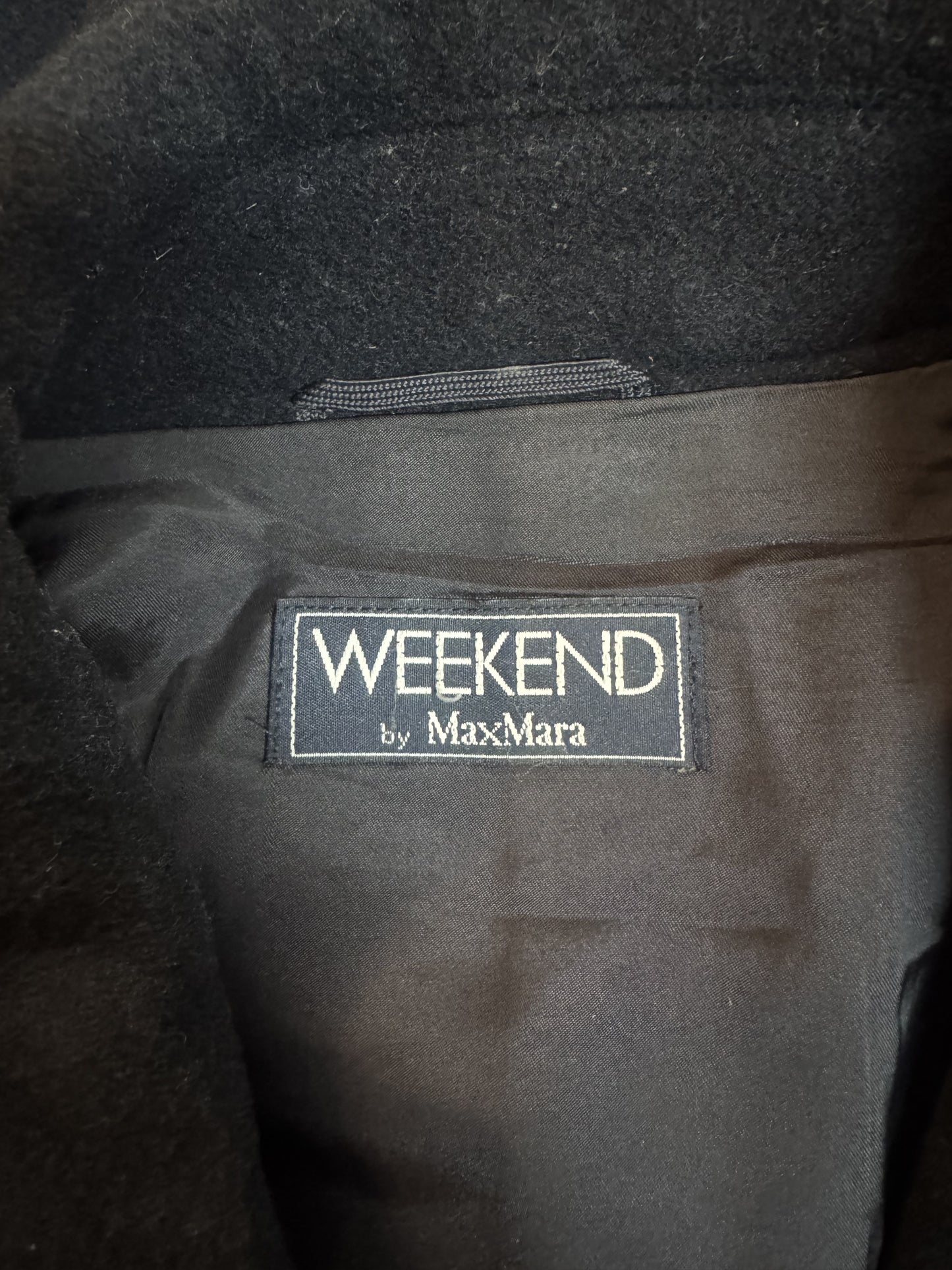Cappotto Weekend by MaxMara Nero in Lana