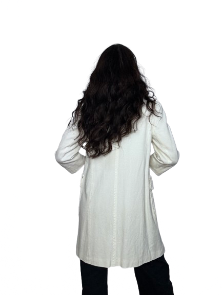 Cappotto M Missoni Bianco Panna in Seta