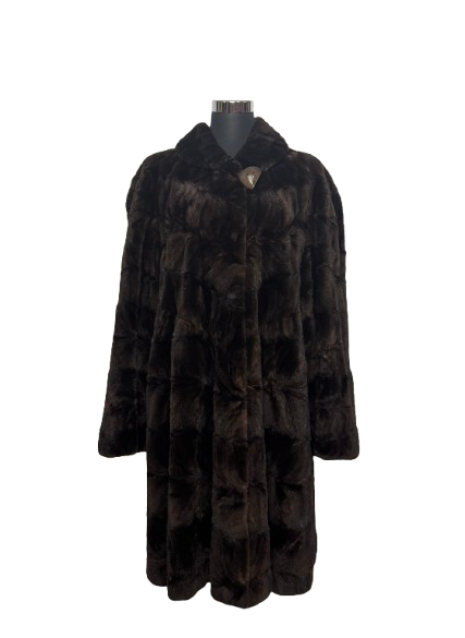 Cappotto Vintage in Pelliccia di Visone Rasato