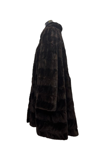 Cappotto Vintage in Pelliccia di Visone Rasato