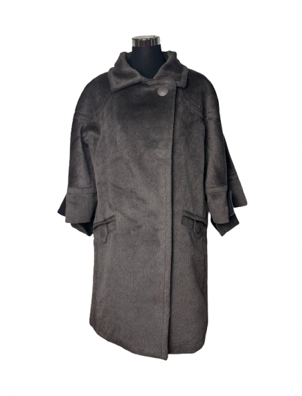 Cappotto Iceberg Grigio Tortora in Lama e Lana