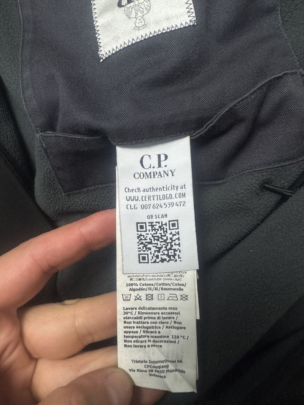 Parka C.P. Company con cappuccio