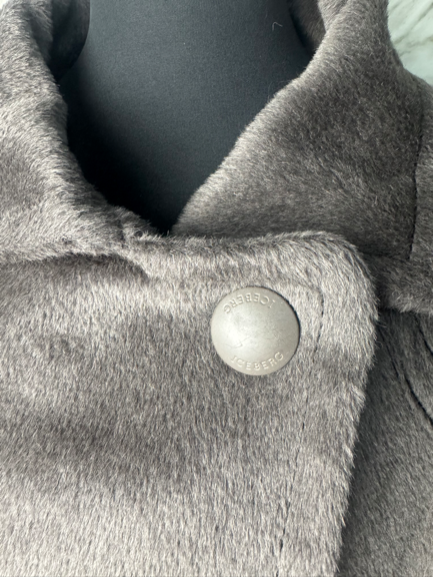 Cappotto Iceberg Grigio Tortora in Lama e Lana