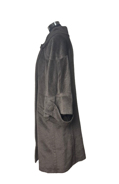 Cappotto Iceberg Grigio Tortora in Lama e Lana