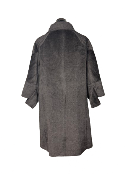 Cappotto Iceberg Grigio Tortora in Lama e Lana