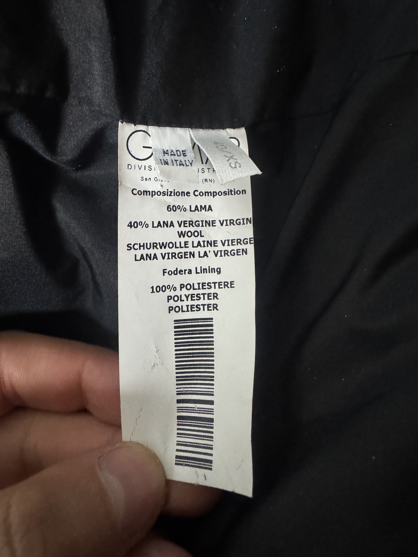 Cappotto Iceberg Grigio Tortora in Lama e Lana