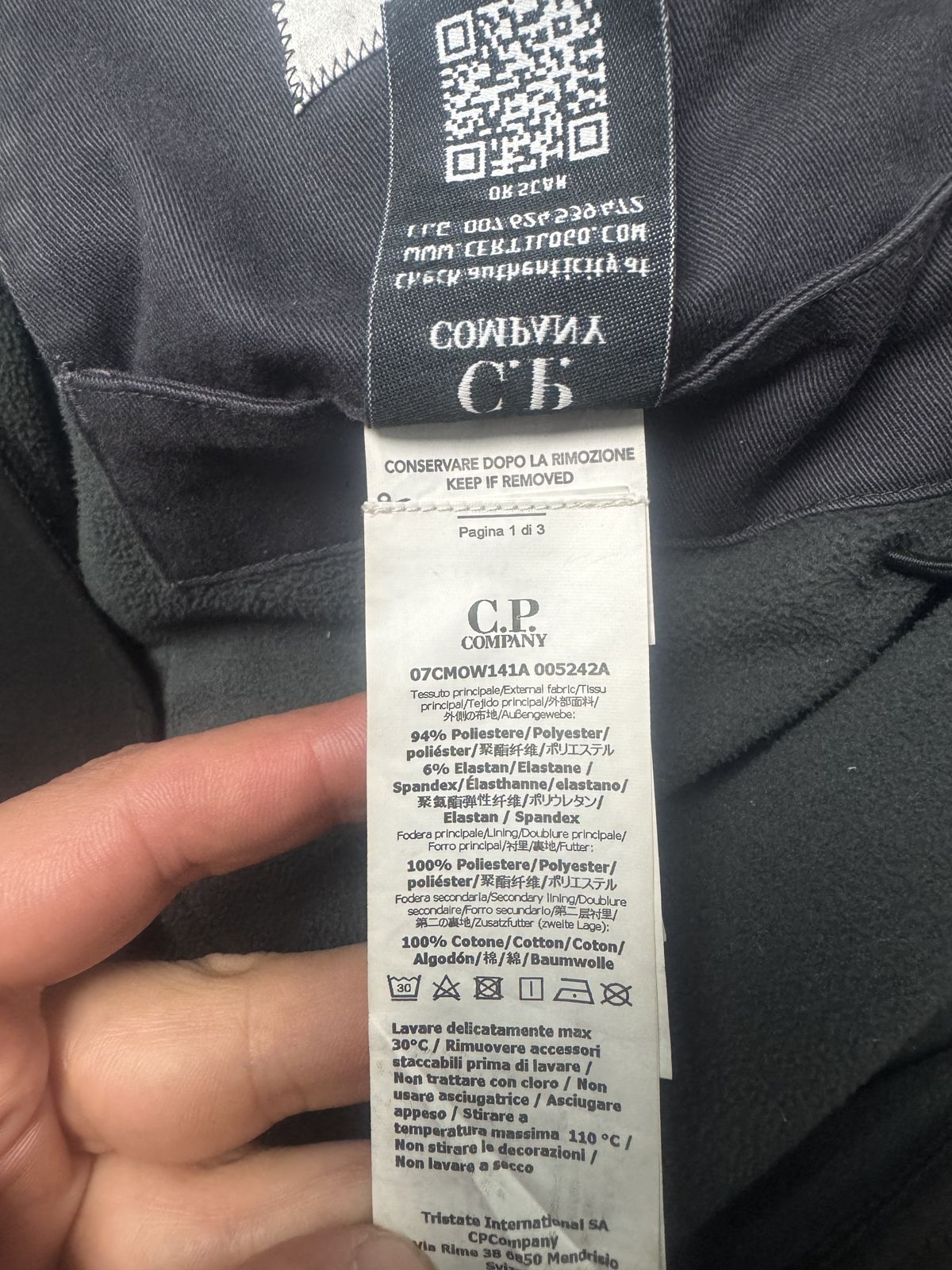 Parka C.P. Company con cappuccio
