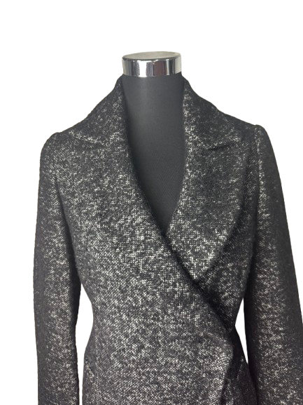 Cappotto MAX&Co Nero Bouclé in Lana