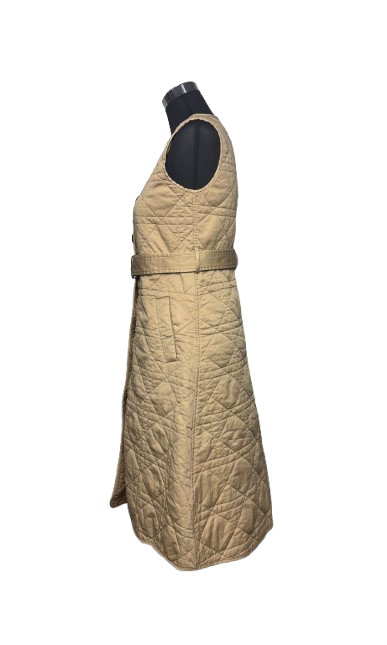 Gilet Christian Dior Beige Trapuntato in Cotone