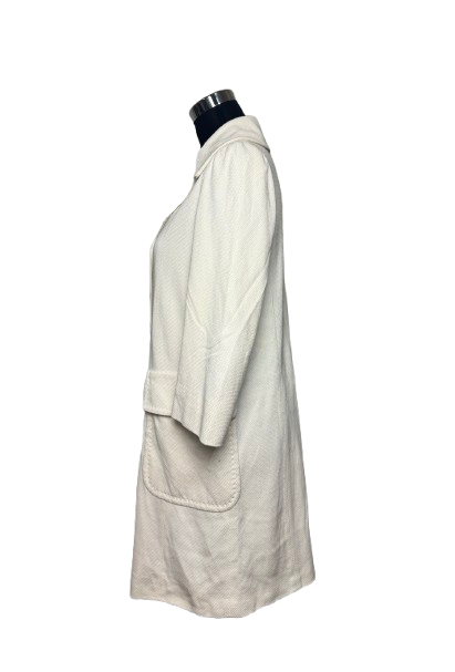 Cappotto M Missoni Bianco Panna in Seta