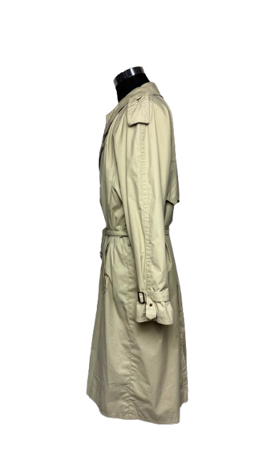 Trench Vintage Hugo Boss Beige in Cotone