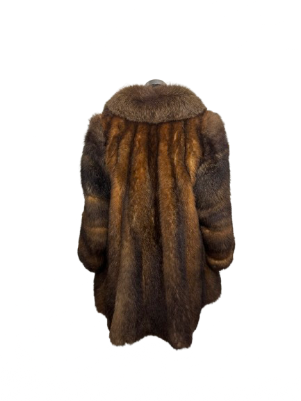 Cappotto Vintage in Pelliccia di Opossum