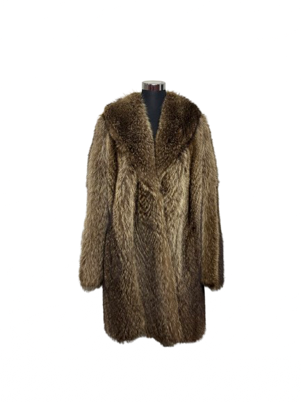 Cappotto Vintage in Pelliccia di Marmotta