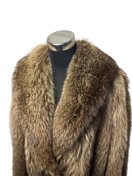 Cappotto Vintage in Pelliccia di Marmotta