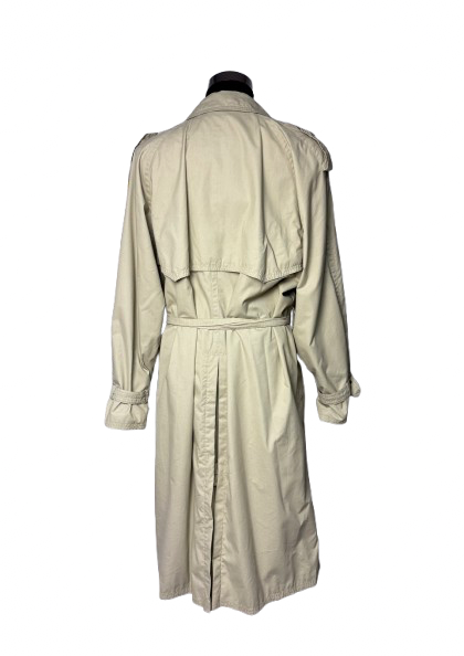Trench Vintage Hugo Boss Beige in Cotone