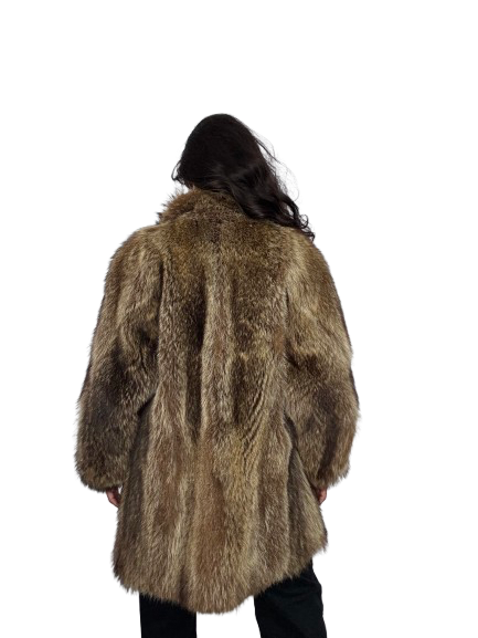 Giacca Vintage in Pelliccia di Marmotta