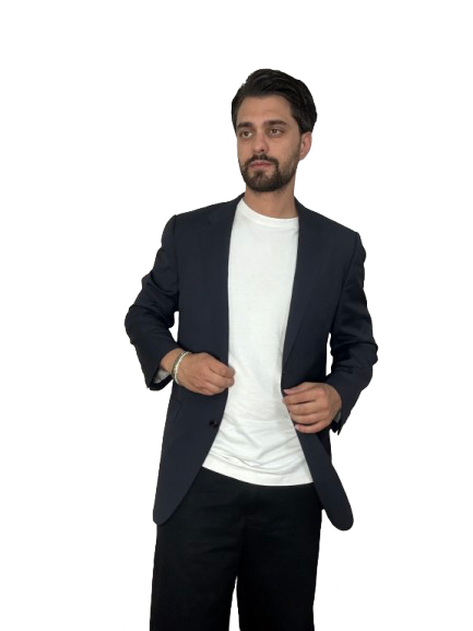 Blazer Aquascutum London blu navy