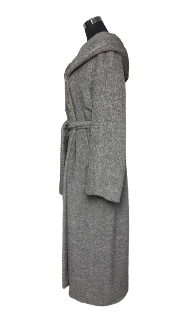 Cappotto Max Mara Studio Grigio in Alpaca e Lana