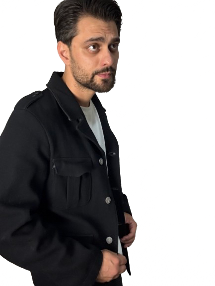 Giacca corta Stone Island in lana