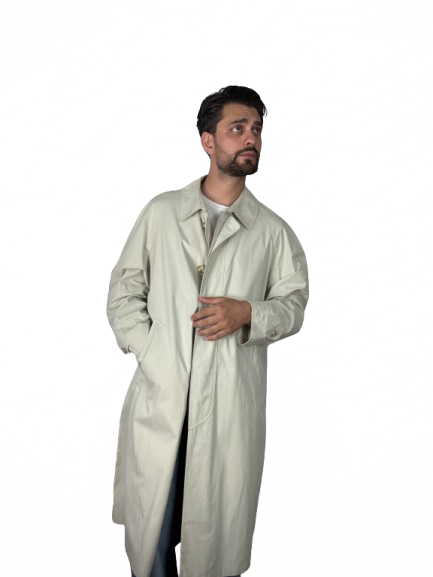 Trench Yves Saint Laurent Beige in Cotone