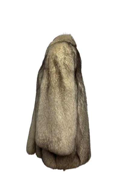 Cappotto Vintage in Pelliccia di Volpe della Groenlandia Crystal
