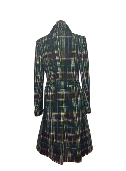 Cappotto Weekend Max Mara Tartan Verde