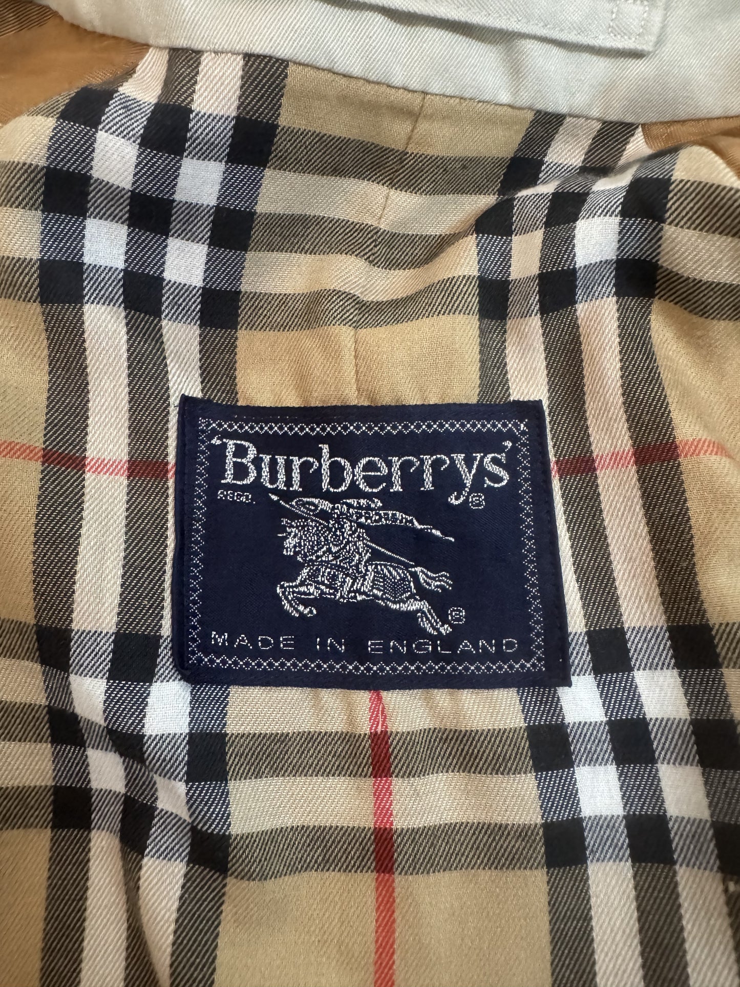 Trench Burberry Beige in Cotone