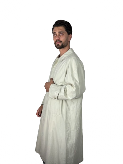 Trench Yves Saint Laurent Beige in Cotone