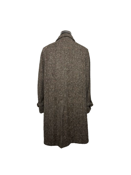 Cappotto Aquascutum in tweed spina di pesce