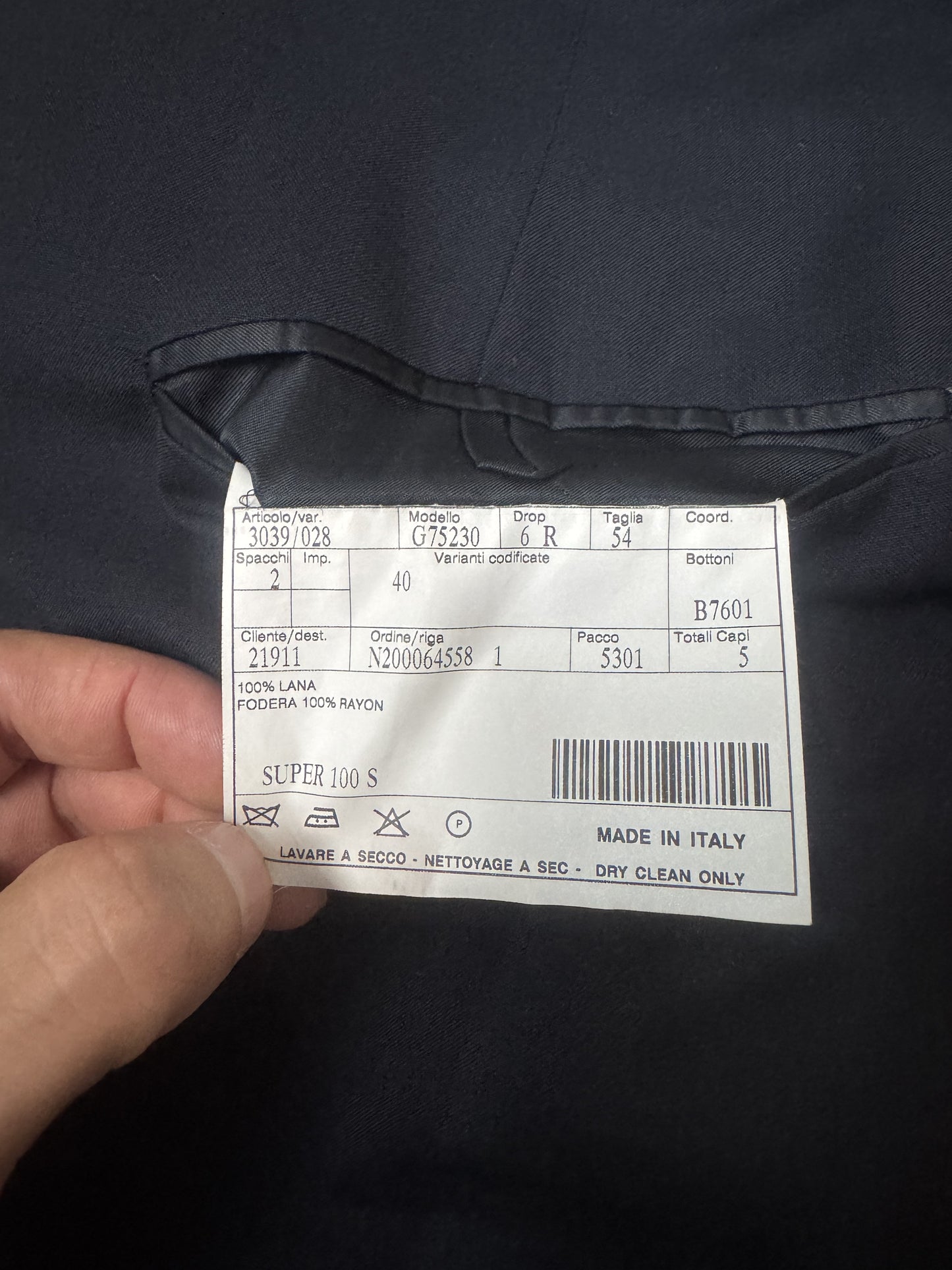 Blazer Burberry London blu navy