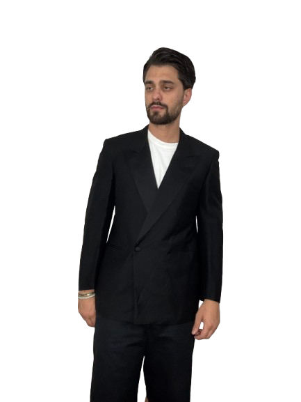 Blazer Christian Dior Monsieur Paris nero smoking