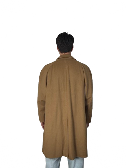 Cappotto Aquascutum in lana color cammello