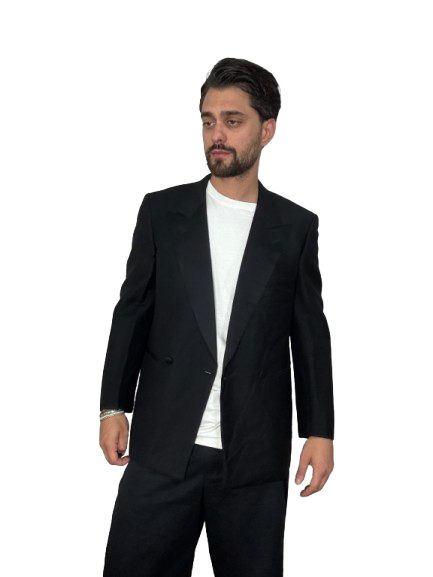 Blazer Christian Dior Monsieur Paris nero smoking