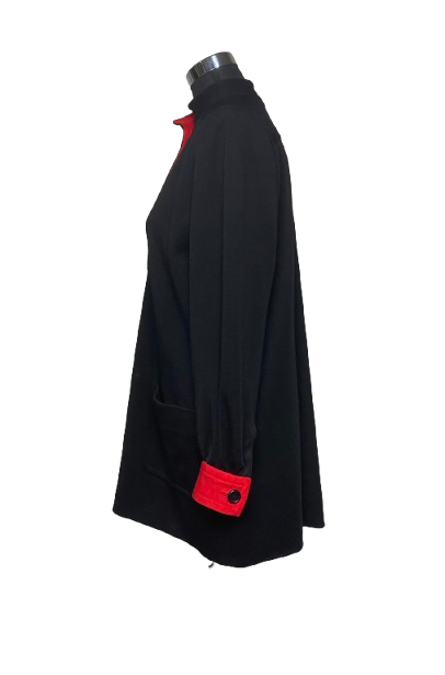 Cappotto Givenchy Nouvelle Boutique nero e rosso