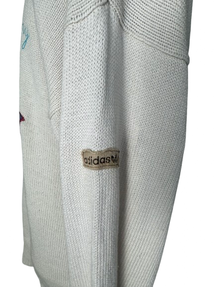 Maglione vintage Adidas Originals panna