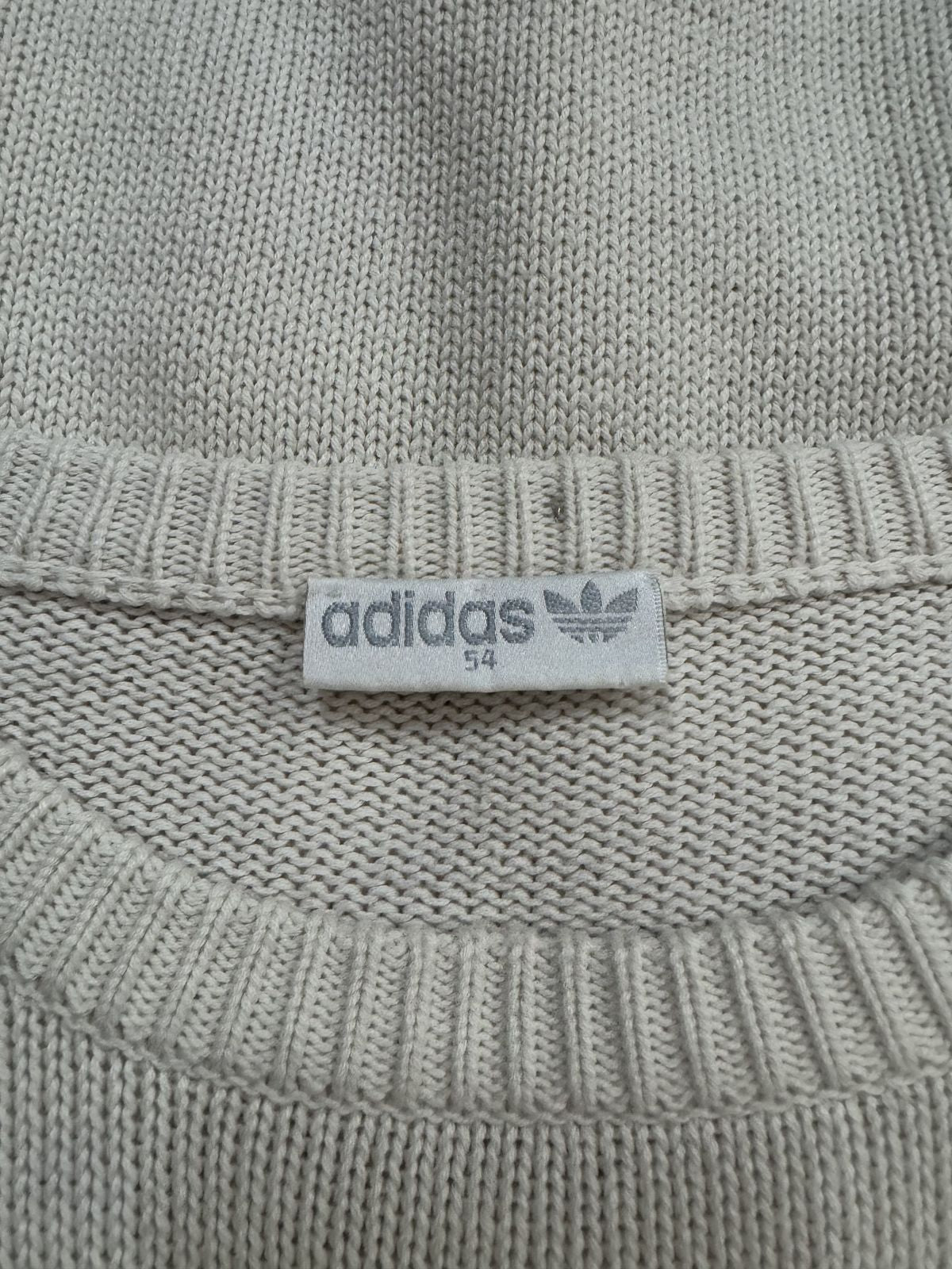 Maglione vintage Adidas Originals panna