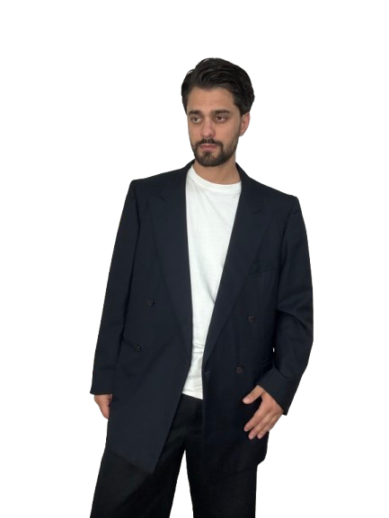 Blazer Christian Dior Monsieur Paris blu navy