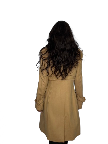 Cappotto Class Roberto Cavalli Cammello in Lana e Cashmere