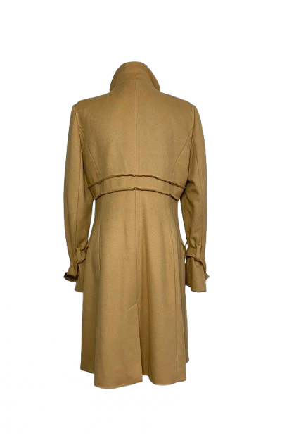 Cappotto Class Roberto Cavalli Cammello in Lana e Cashmere