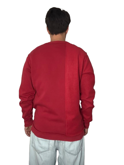 Felpa girocollo Ralph Lauren rework rossa